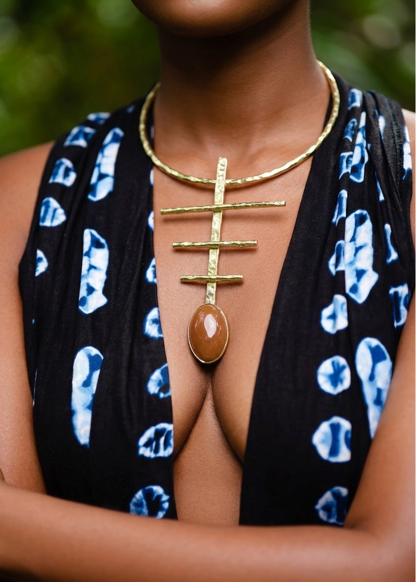 Amber Neckpiece