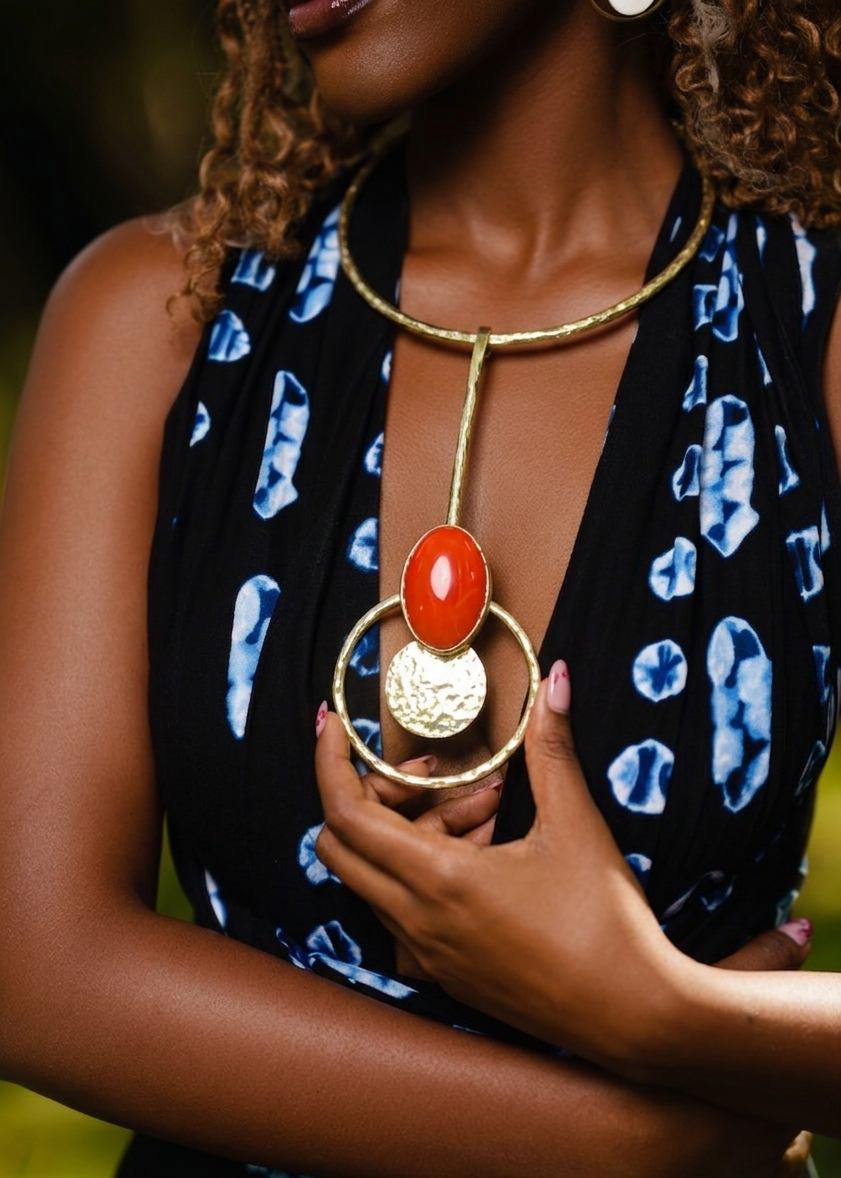 Amber Neckpiece