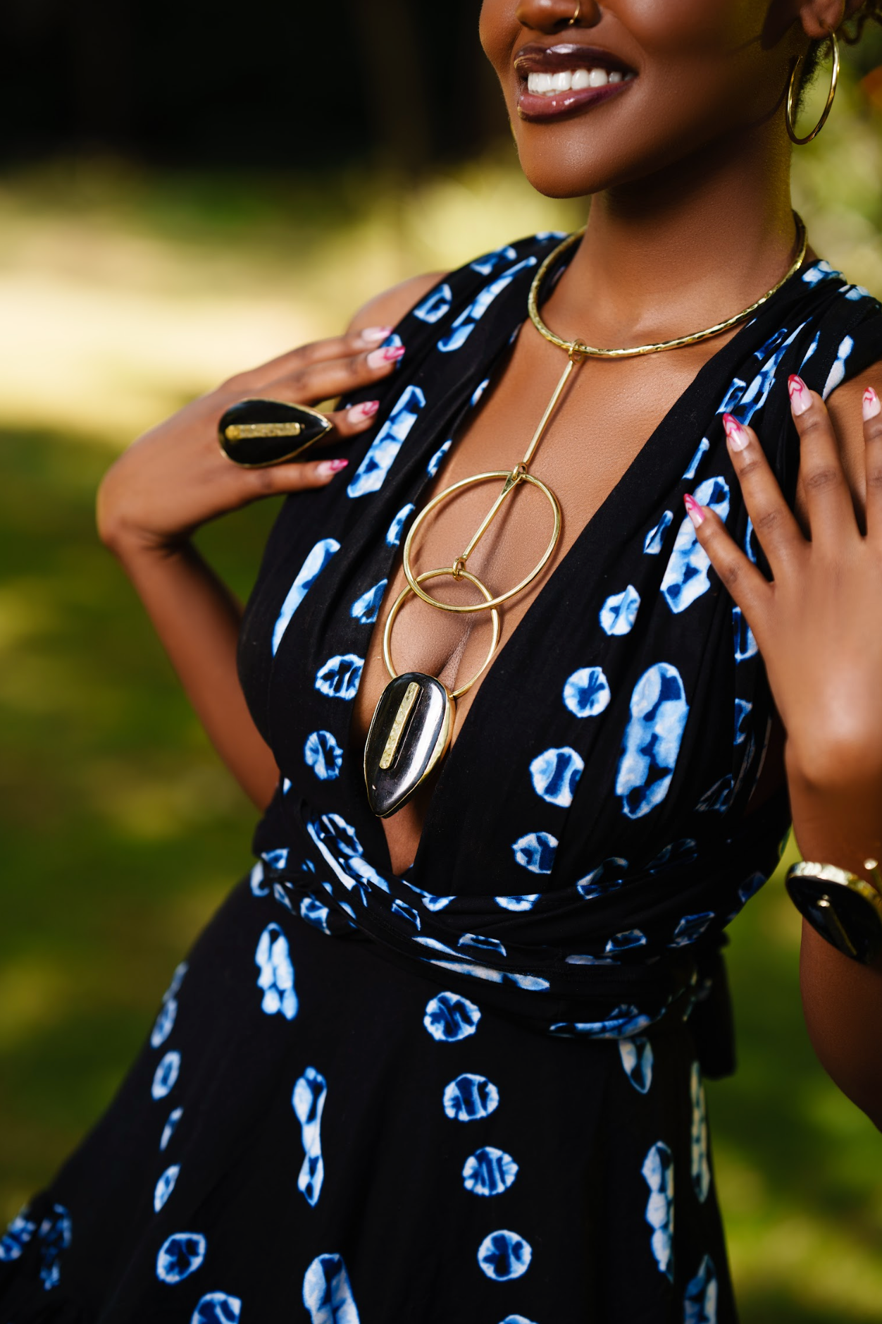 Cow Horn Neckpiece